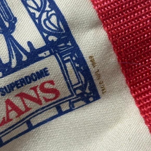 Super Bowl XXIV 49ers Tote Bag San Francisco New Orleans Canvas Red White - Picture 3 of 8